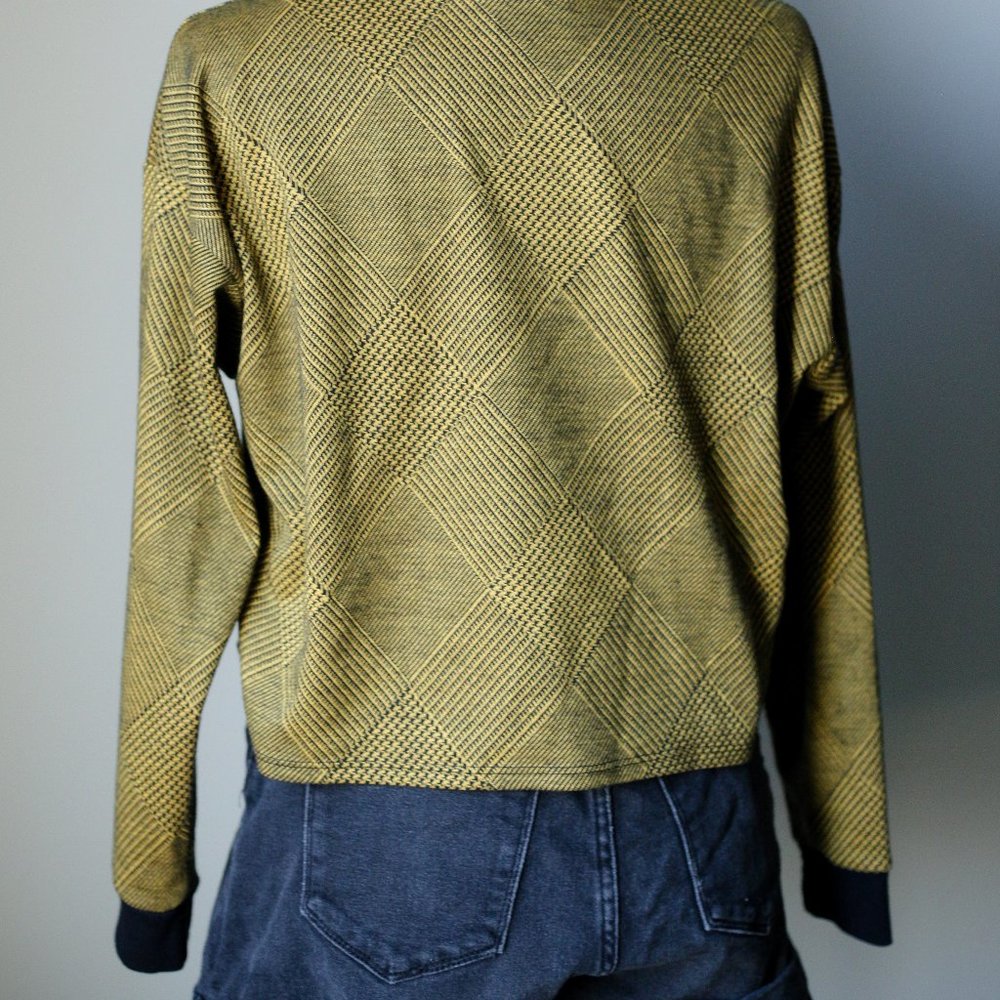 Forever 21 Contrast Trim Glen Plaid Top - Picture 4 of 6